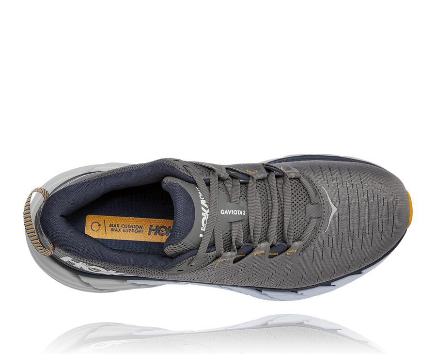 Hoka One One Hardloopschoenen Heren - Gaviota 3 - Grijs - AL4381257